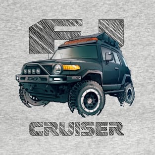 FJ Cruiser (XJ10) – Black T-Shirt